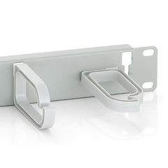 EQUIP - PANNELLO PASSA CAVI a 5 ANELLI, 19" 1U, Grigio Chiaro