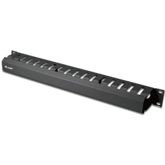 EQUIP - PANNELLO PASSA CAVI 19" 1U, Nero