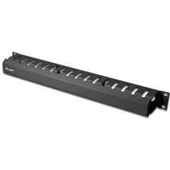 EQUIP - PANNELLO PASSA CAVI 19" 1U, Nero