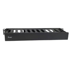 EQUIP - PANNELLO GESTIONE CAVI PER MONTAGGIO RACK 19" 1U, Nero