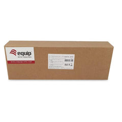 EQUIP - PANNELLO GESTIONE CAVI PER MONTAGGIO RACK 10" 1U, Nero