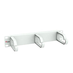 EQUIP - PANNELLO GESTIONE CAVI PER MONTAGGIO RACK 10" 1U, Grigio chiaro