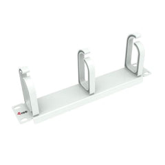 EQUIP - PANNELLO GESTIONE CAVI PER MONTAGGIO RACK 10" 1U, Grigio chiaro
