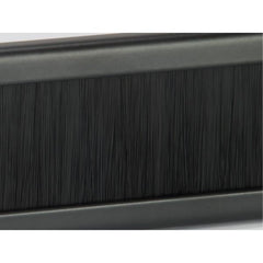 EQUIP - BRUSH PANEL PREMIUM 19" 1U, Acciaio, Nero