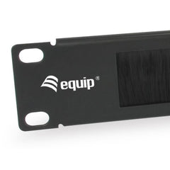 EQUIP - BRUSH PANEL 1U 19", Nero