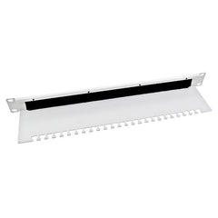 EQUIP - BRUSH PANEL 1U 19", Grigio Chiaro