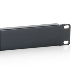 EQUIP - BLANK PANEL, 1U 19", Acciaio, Nero