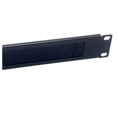 EQUIP - 10" BRUSH PANEL 1U, Nero