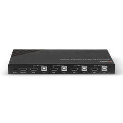 Switch KVM HDMI 4K60, USB 2.0 & Audio, 4 Porte
