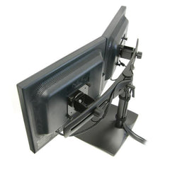 DS100 SUPPORTO PER DUE MONITOR - ORIZZONTALE (NERO)