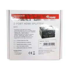 EQUIP - SPLITTER HDMI 4K/30Hz 2-PORTE