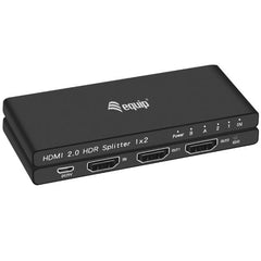 EQUIP - SPLITTER HDMI 2.0 A 2 PORTE ULTRASLIM - 4K