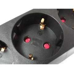 EQUIP - MULTIPRESA 3-BAY SCHUKO, IEC C14 M