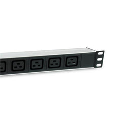 EQUIP - MULTIPRESA 6-BAY IEC-C19, 1U, interruttore on/off