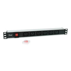 EQUIP - MULTIPRESA 6-BAY IEC-C19, 1U, interruttore on/off