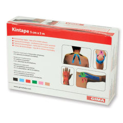 TAPING KINESIOLOGIA 5 m x 5 cm - mix 6 colori - 6 PEZZI
