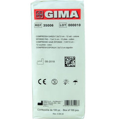 COMPRESSA GARZA 7,5x7,5cm - 100 GARZE
