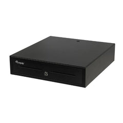 EQUIP - Cassetto registratore di cassa per sistema POS, 4 scomparti per banconote/8 monete, slot per monete rimovibili, connettore RJ11