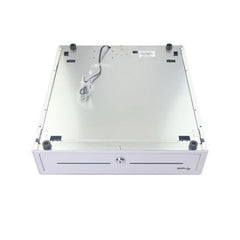 EQUIP - Cassetto registratore di cassa per sistema POS, 4 scomparti per banconote, 8 slot per monete rimovibili, connettore RJ11