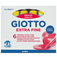 Giotto Tempera Extra in tubetto - confezione 6 pz Giallo Limone