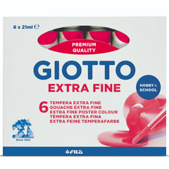 Giotto Tempera Extra in tubetto - confezione 6 pz Magenta