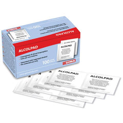 ALCOMED ALCOHOL PADS - SCATOLA 100 SALVIETTINE