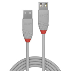PROLUNGA USB 2.0 TIPO A GRIGIO, 0,2M