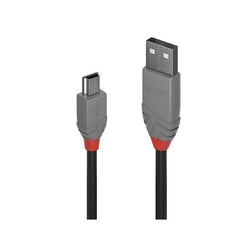 CAVO USB 2.0 TIPO A/mini B NERO, 5M
