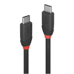 Cavo USB 3.2 Tipo C a C, 20Gbit/s, 3A, Black Line, 1m
