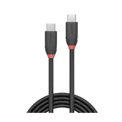 Cavo USB 3.2 Tipo C a C, 20Gbit/s, 3A, Black Line, 1m