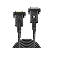 Cavo Micro-HDMI 4K60 Ibrido in Fibra Ottica con connettori HDMI & DVI removibili, 20m