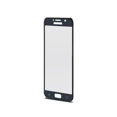 3DGLASS - Vetro 9H con bordo colorato nero per schermo curvo compatibile con Samsung Galaxy A3 2017