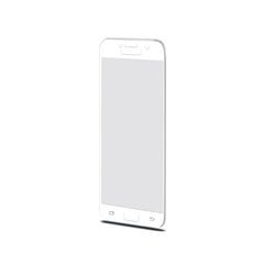 3DGLASS - Vetro 9H con bordo colorato bianco per schermo curvo compatibile con Samsung Galaxy A3 2017