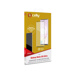 3DGLASS - Vetro 9H con bordo colorato nero per schermo curvo compatibile con Samsung Galaxy Note 20 Ultra