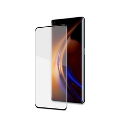 3DGLASS - Vetro 9H con bordo colorato nero per schermo curvo compatibile con Oppo Find X3 Pro 5G/ Find X3 5G