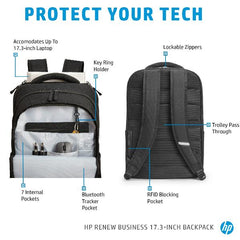 Zaino HP Renew Business per notebook da 17,3" (bulk 6 pz)