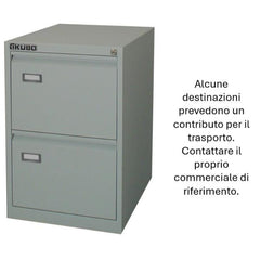 Classificatore KUBO 2 cassetti grigio