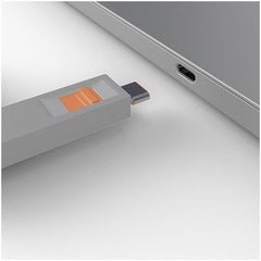 BLOCCA PORTE USB-C ARANCIONE + 4 SERRATURE