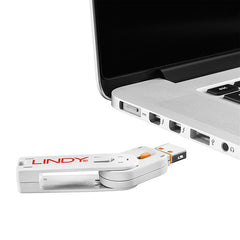 BLOCCA PORTE USB ARANCIONE + 4 SERRATURE