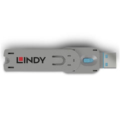 BLOCCA PORTE USB BLU