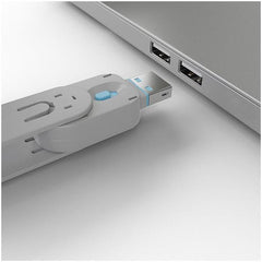 BLOCCA PORTE USB BLU
