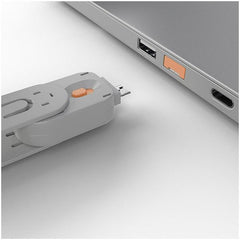 BLOCCA PORTE USB ARANCIONE