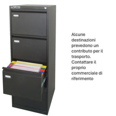 Classificatore KUBO 4 cassetti nero