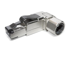 PLUG RJ45S CAT.6A 90° METALLO