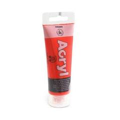 TEMPERA TUBO ACRILICO COL.ROSSO VERMIGLIO75ML