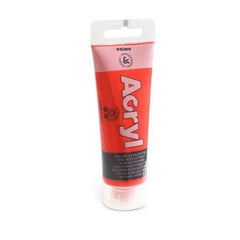 TEMPERA TUBO ACRILICO COL.ROSSO VERMIGLIO75ML