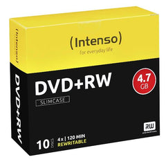 DVD+RW 4.7 GB - SLIM CASE 10 PZ.