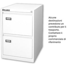 Classificatore KUBO 2 cassetti bianco