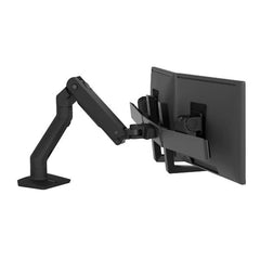 BRACCIO PER DOPPIO MONITOR DA SCRIVANIA HX (NERO))