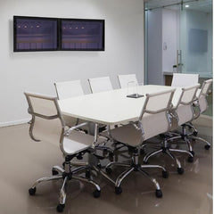 BRACCIO PER DOPPIO MONITOR A PARETE HX (BIANCO)